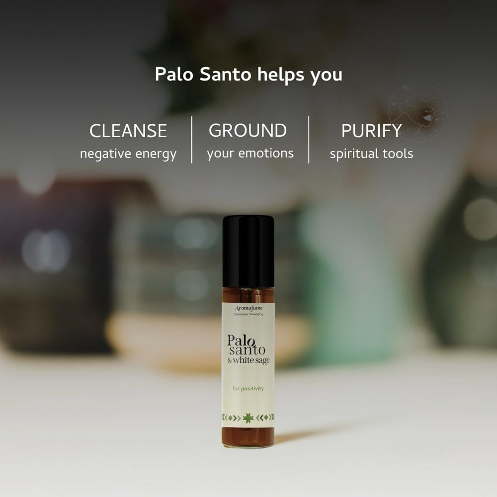 Aromafume packaging for a 10ml roll-on, travel-friendly size.