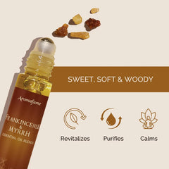 Aromafume resin blend fragrance offers warm resin notes for grounding prayer sessions.