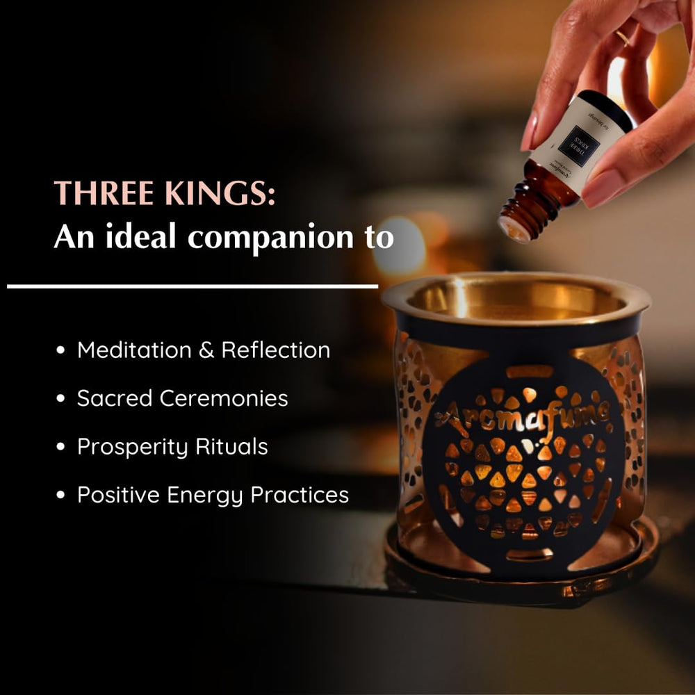 Aromafume Three Kings vegan, ethically sourced blend with natural resins