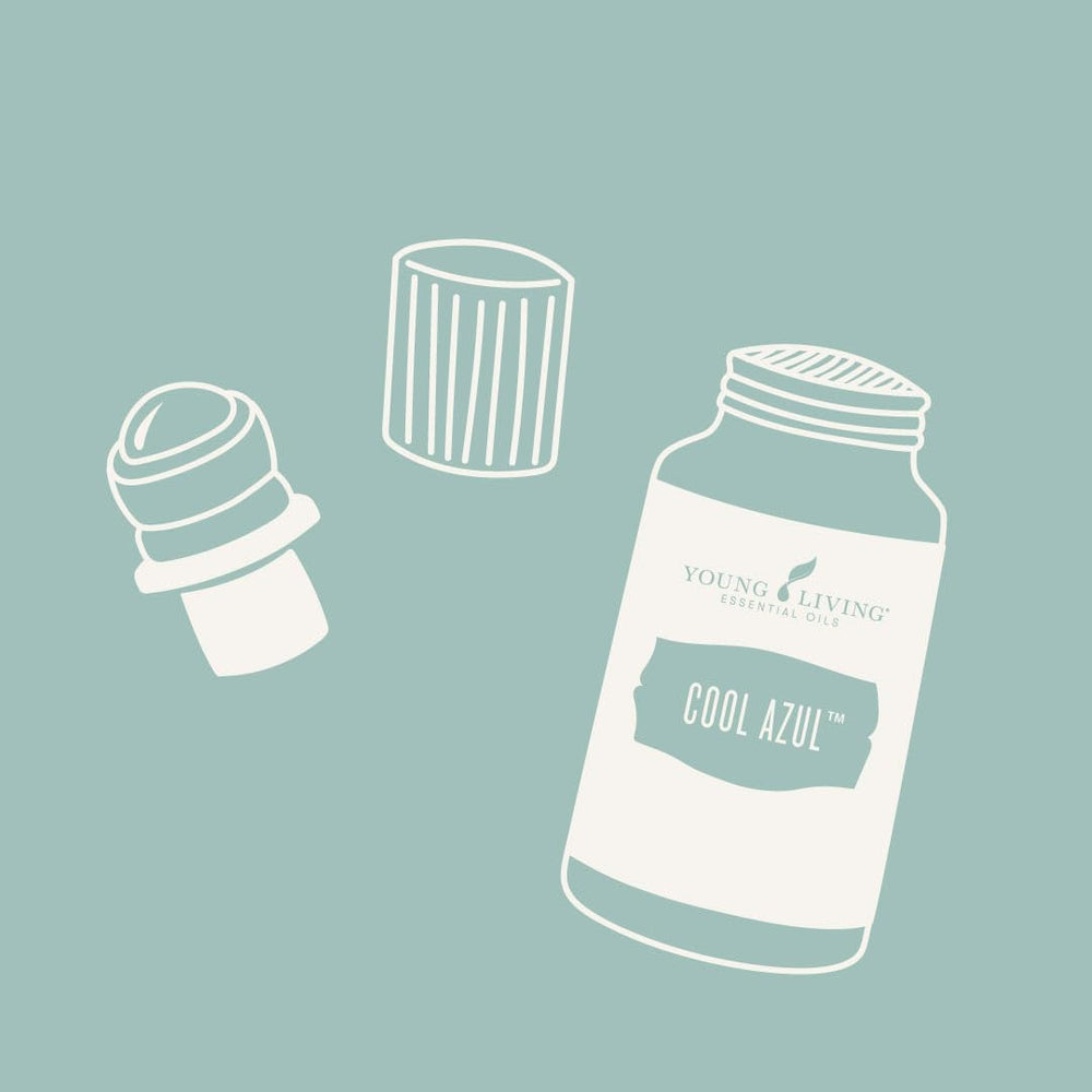 Young Living AromaGlide Roller Fitment enables mess-free application on skin.