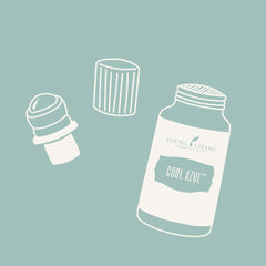Young Living AromaGlide Roller Fitment enables mess-free application on skin.