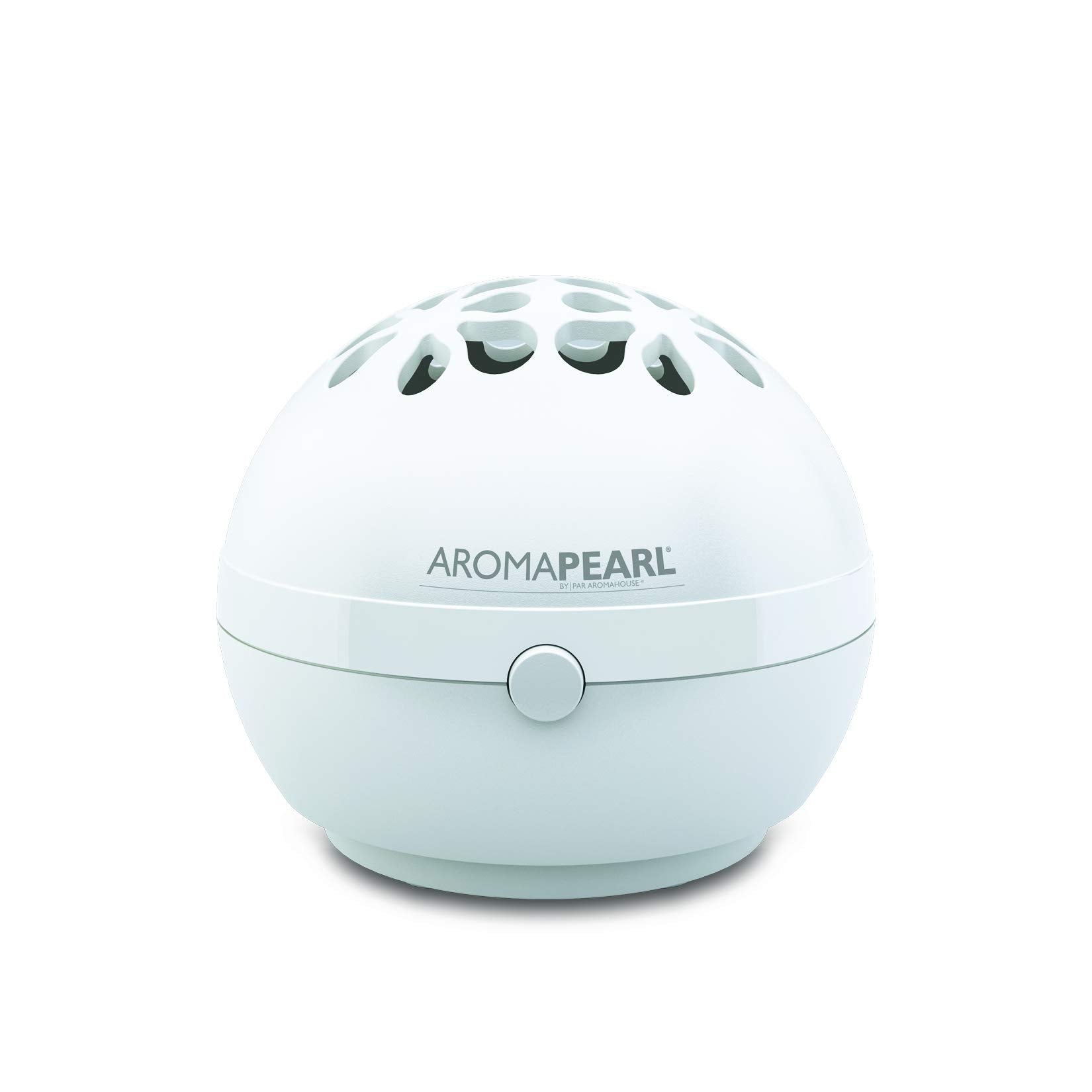 AromaHouse AromaPearl diffuser front view in white for desk or nightstand