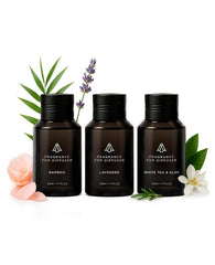 AROMAPLAN Bamboo diffuser oil bottle for mental clarity and grounding at home.