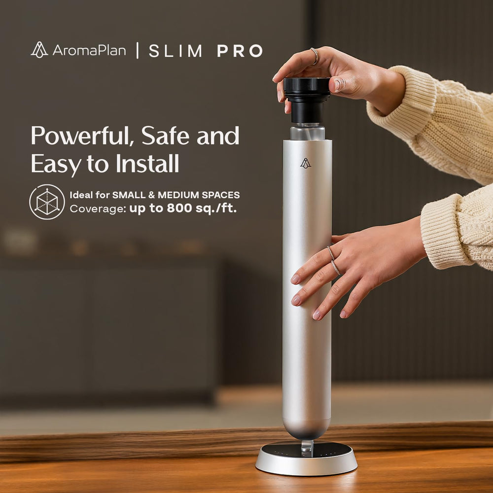 AROMAPLAN aluminum body exudes durable luxury