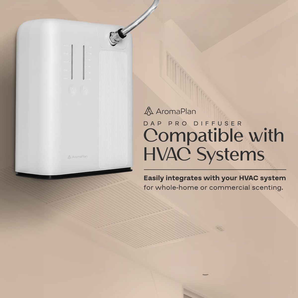 AROMAPLAN large-area coverage up to 2000 sq ft in a single diffuser