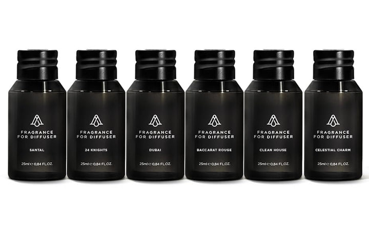 AROMAPLAN Santal bottle for warm living room ambience.