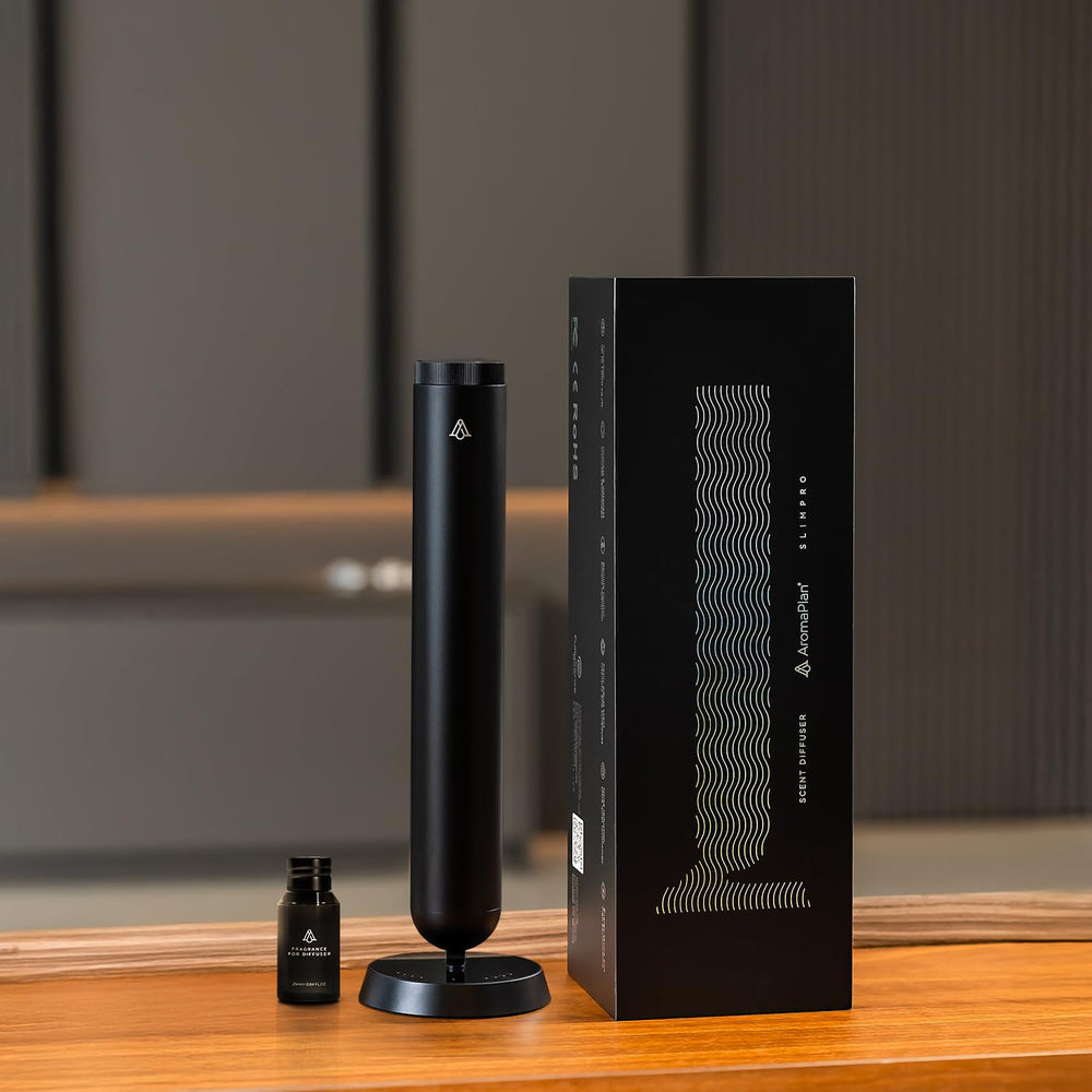AROMAPLAN whisper-quiet diffuser operates with minimal background noise