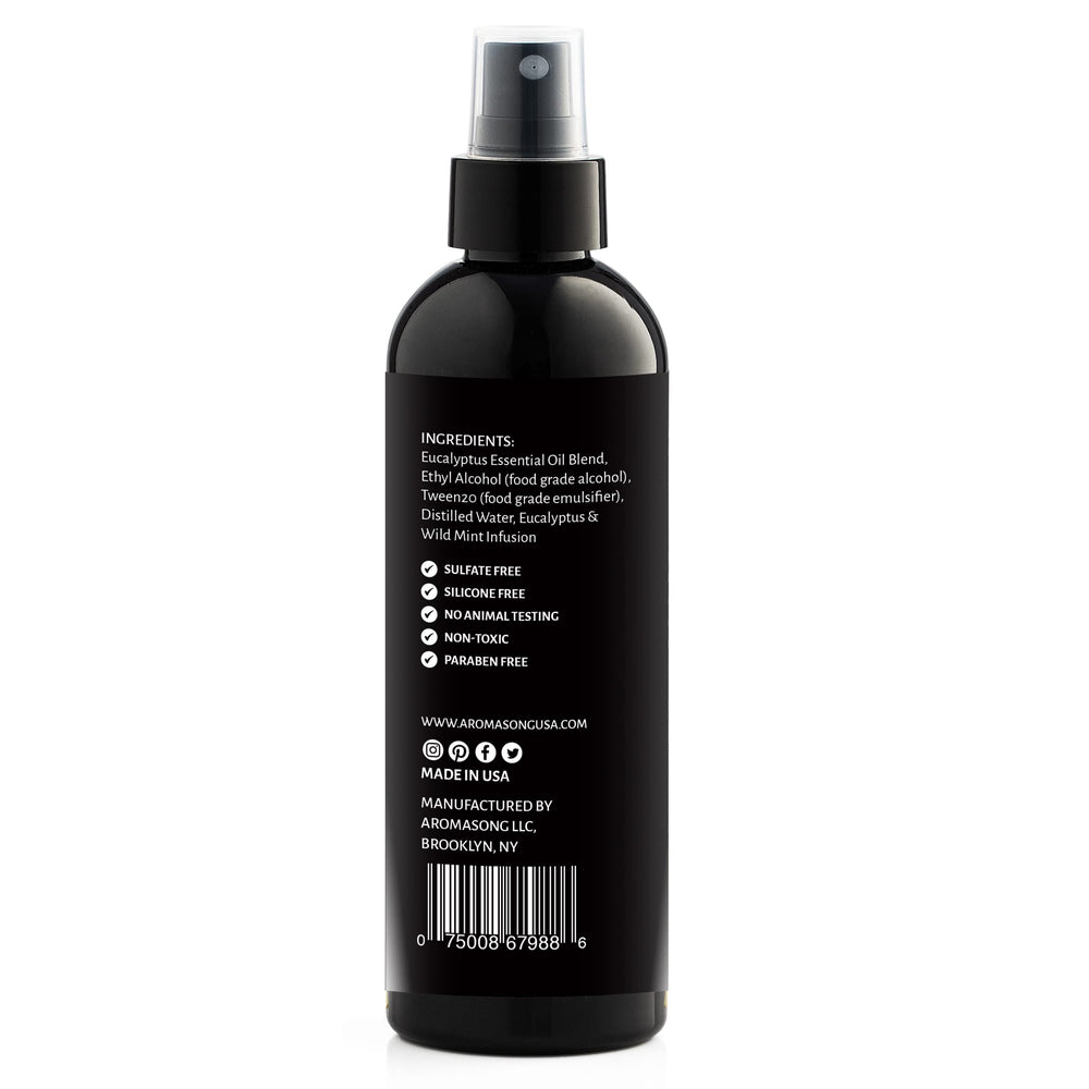 Pillow spray in use to help unwind before sleep.