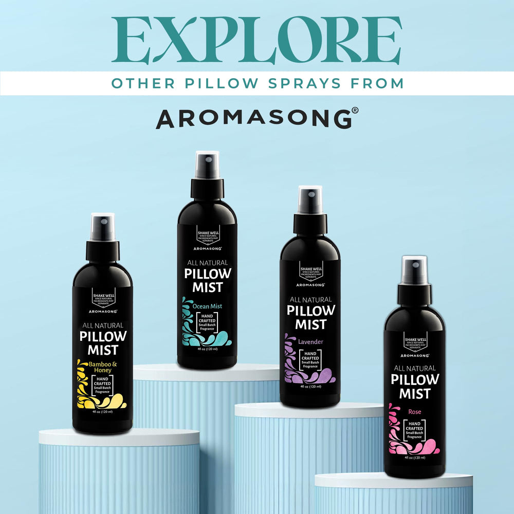 Natural ingredients banner highlighting bamboo and honey for calm evenings.