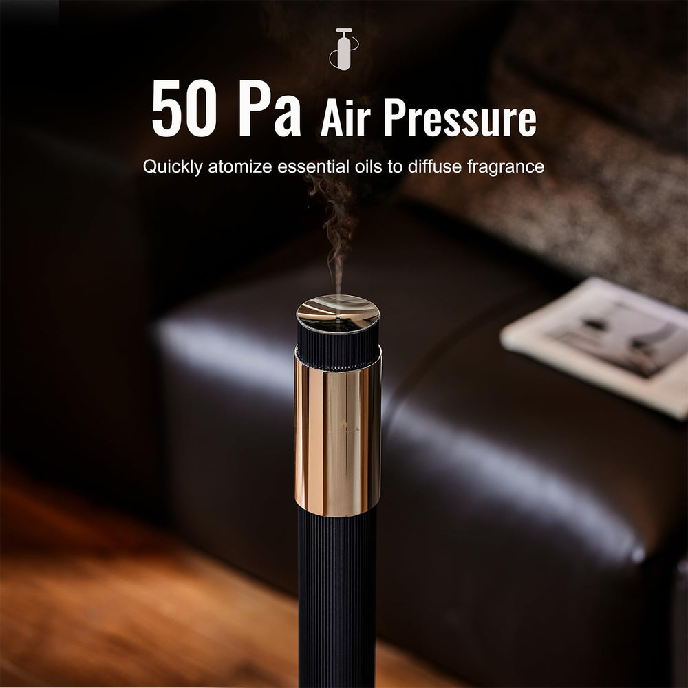 AROMASOUL 8800mAh battery pack supports long-lasting, cordless diffusion.