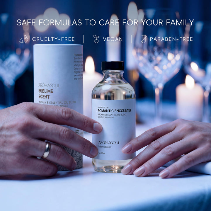 AROMASOUL citrus kumquat melon blend creates bright first impression scents.