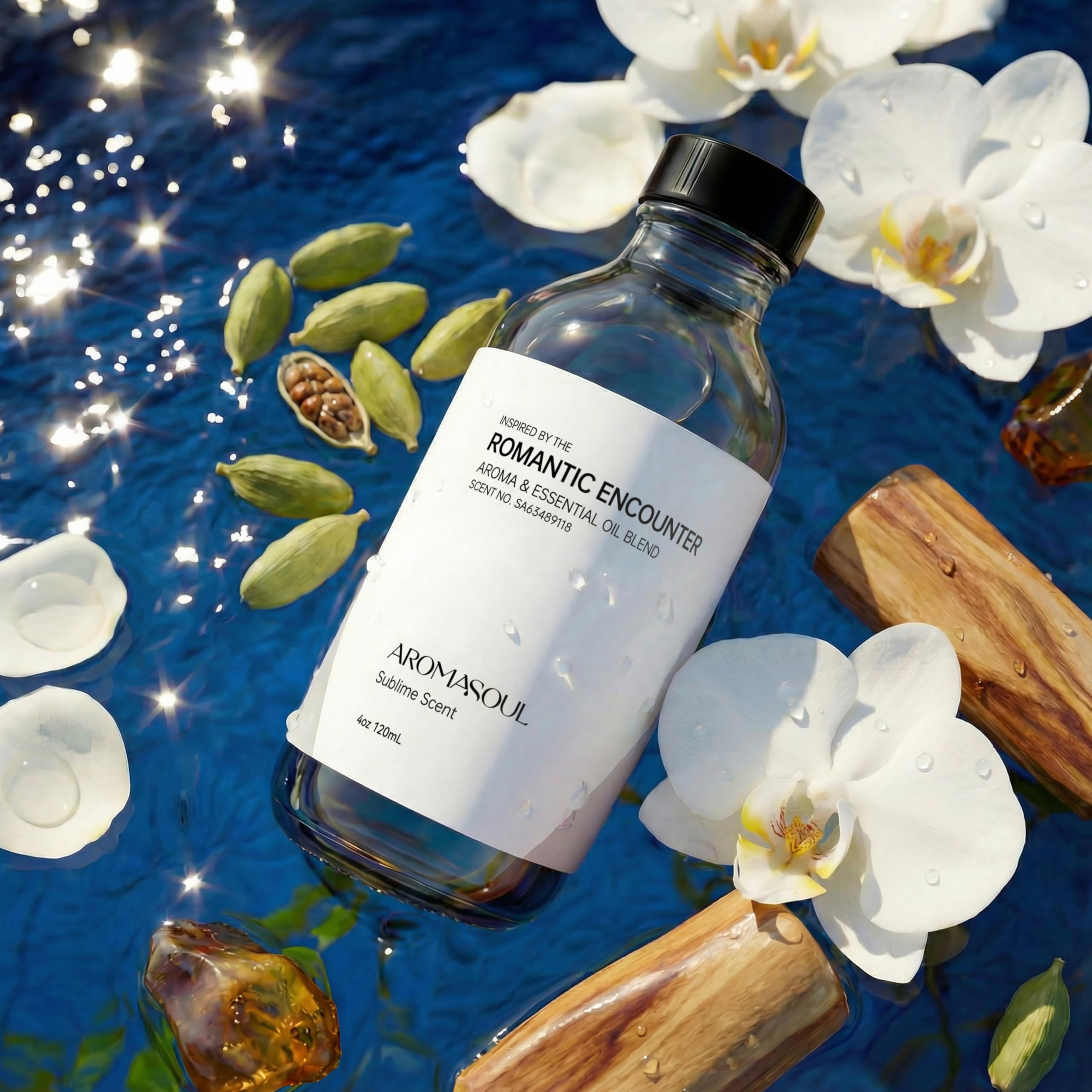 AROMASOUL hotel scent bottle highlighting versatile diffusion in spaces.
