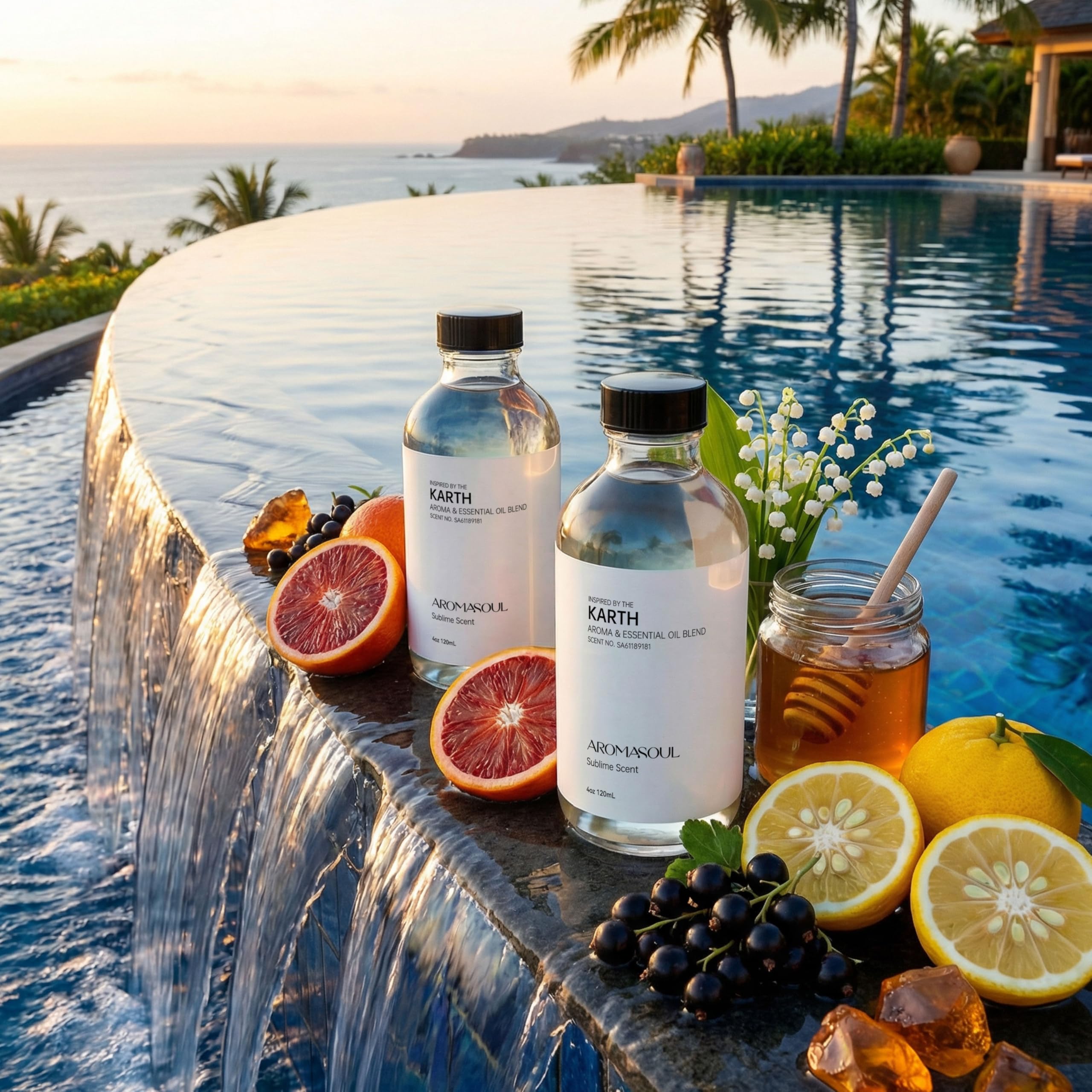 AROMASOUL Karth 120 ml bottle ideal for hotel scenting at scale