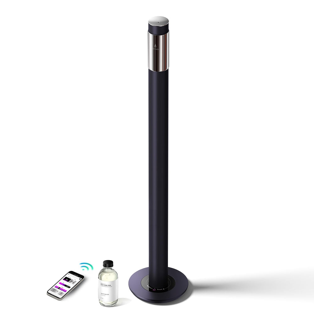 AROMASOUL luxury metal diffuser front view for elegant home ambience.