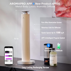AROMASOUL smart app control for scheduling diffusion and energy savings