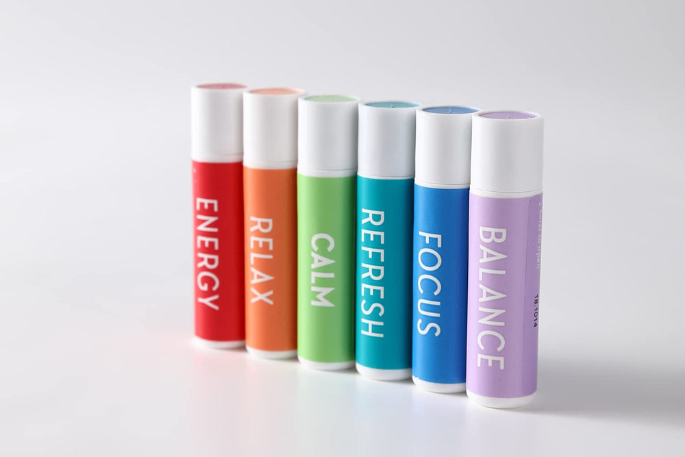 AromaStick pocket-sized inhaler carried in bag or pocket.