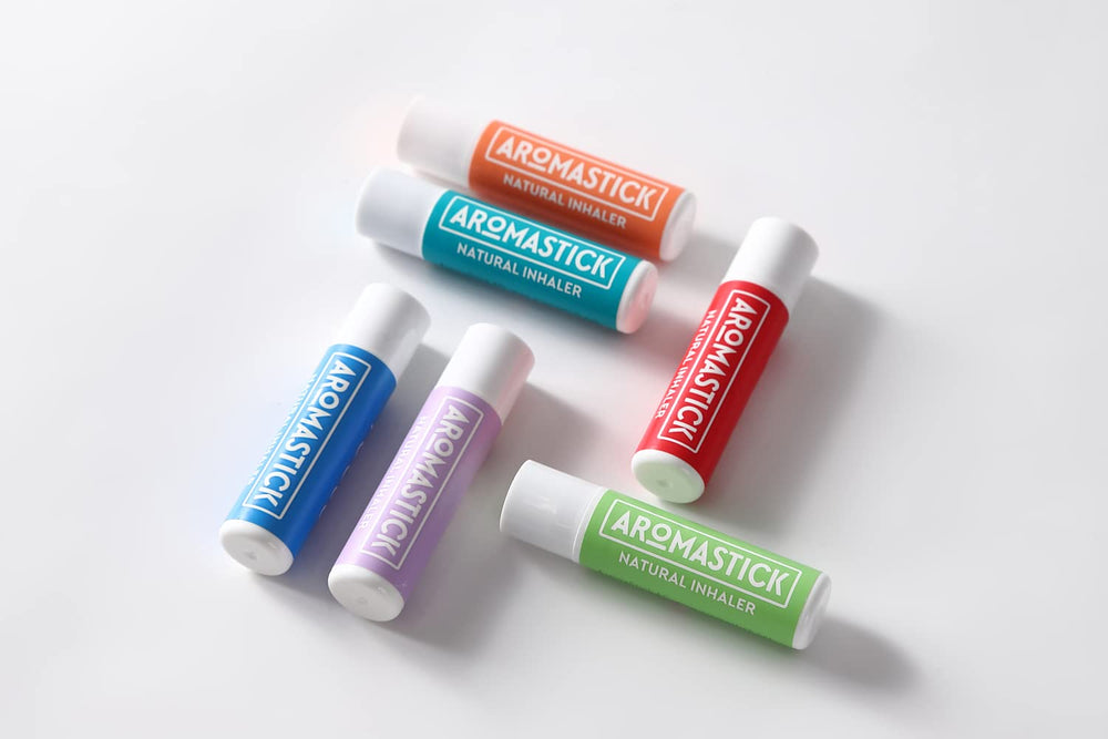 AromaStick Swiss-made badge highlights premium quality.