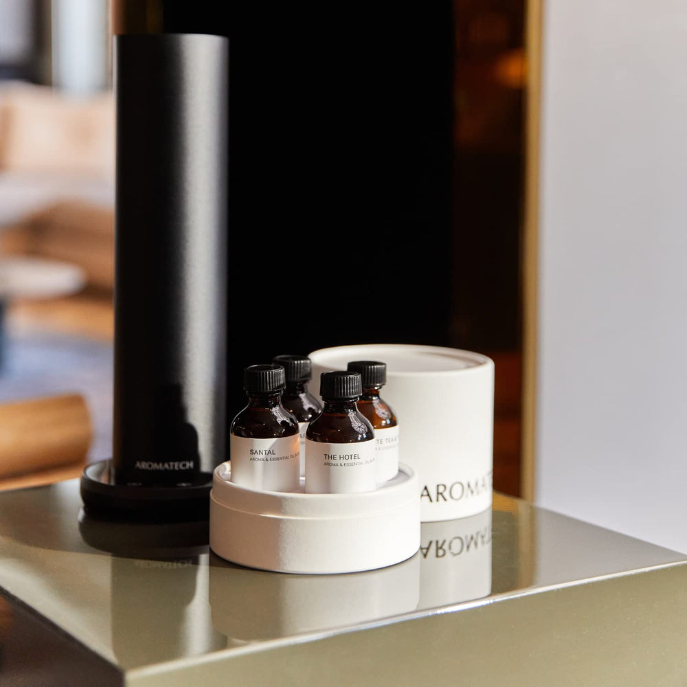 AromaTech 4-pack diffuser oils in a gift-ready set
