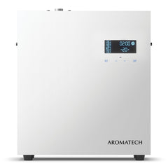 Aromatech AromaPro front view with glass panel for modern aroma diffusion.