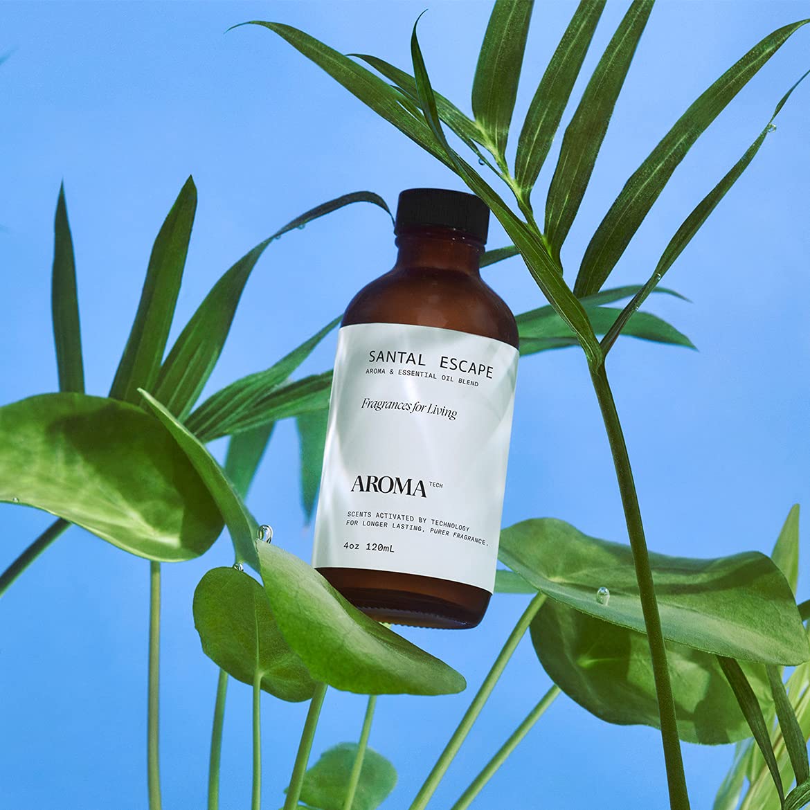 Aromatech Santal Escape 4oz bottle ready for diffusion