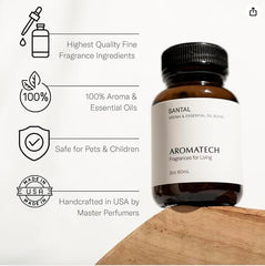 Aromatech Santal notas ámbar-vanilla: sensación cálida y envolvente