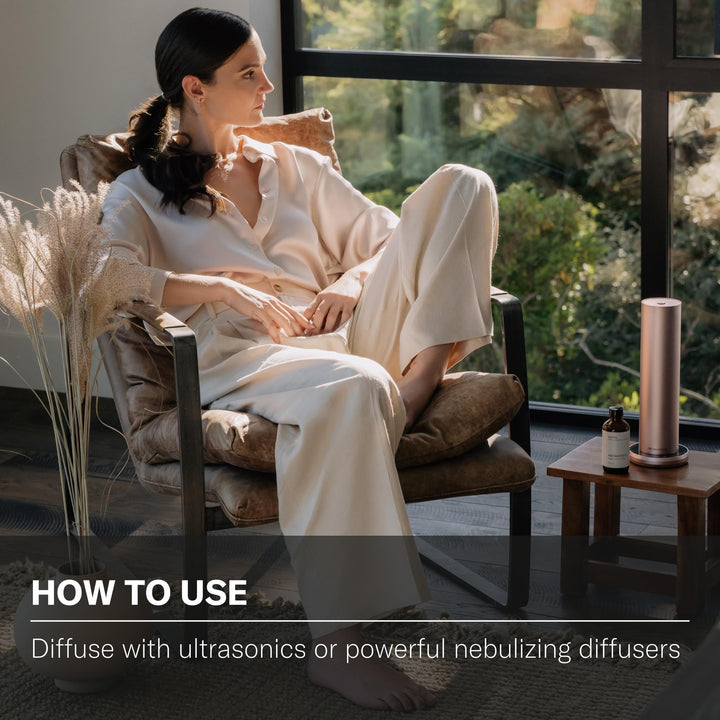 AromaTech Santal packaging box conveys USA-made quality and cruelty-free promise.