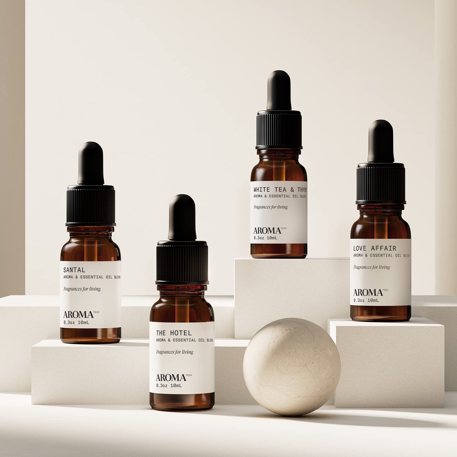 A AromaTech The Hotel diffuser oil adds citrusy freshness to any room