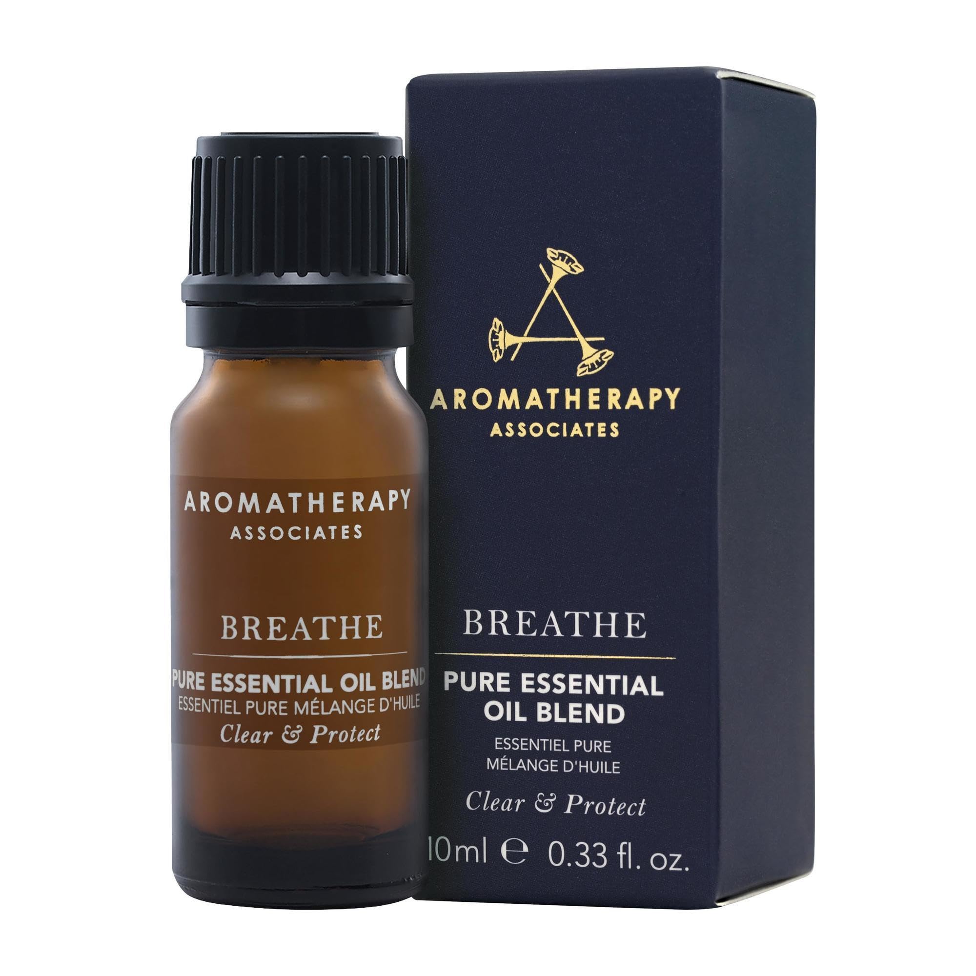 Aromatherapy Associates Breathe Pure bottle ready to diffuse a crisp eucalyptus and pine aroma