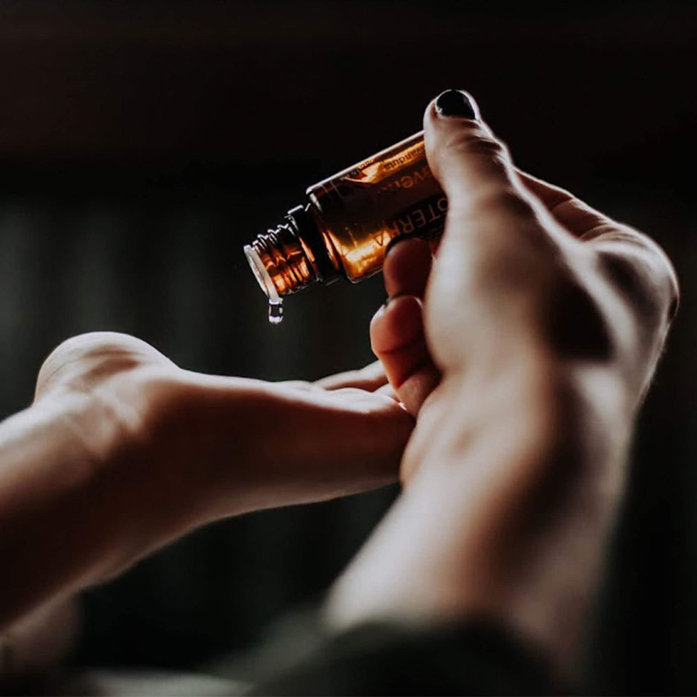 Deep Relax blend dispersing a calming aroma for nighttime relaxation.