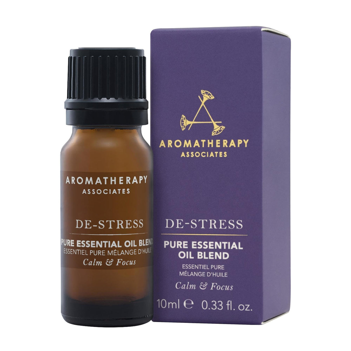 Aromatherapy Associates De-Stress bottle in a diffuser for a calming environment