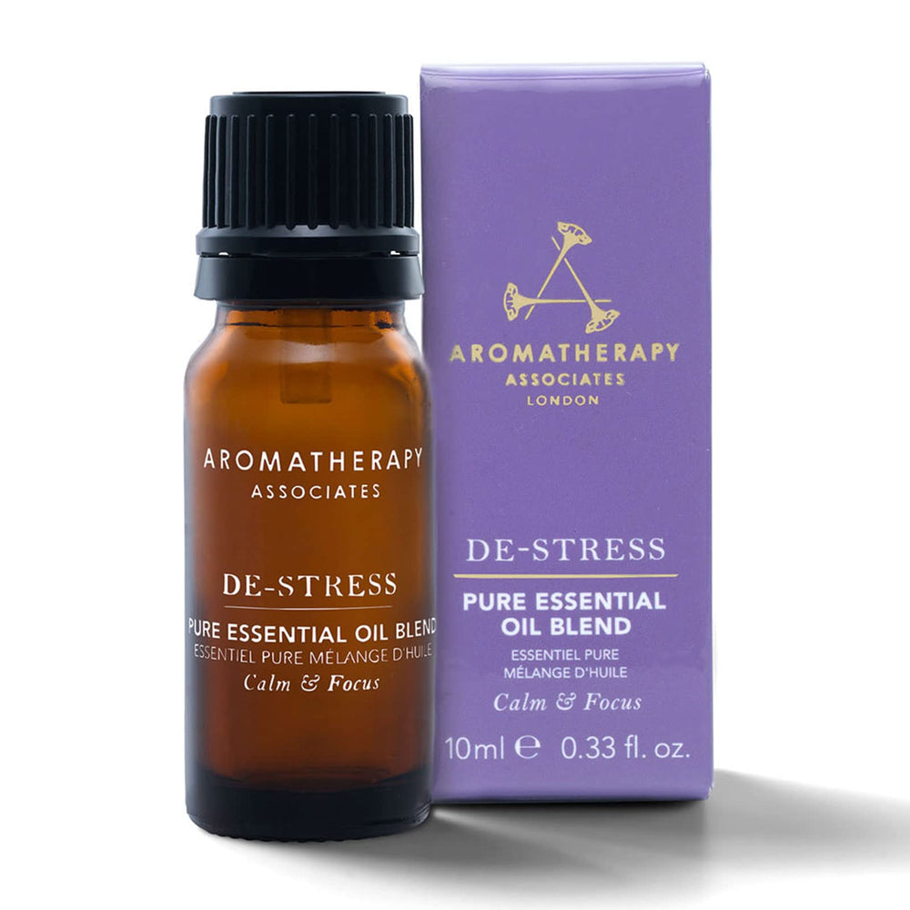 Aromatherapy Associates packaging highlighting waterless, portable design benefits.