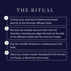 Rechargeable Aromatherapy Associates atomizer ready for extended diffusion.