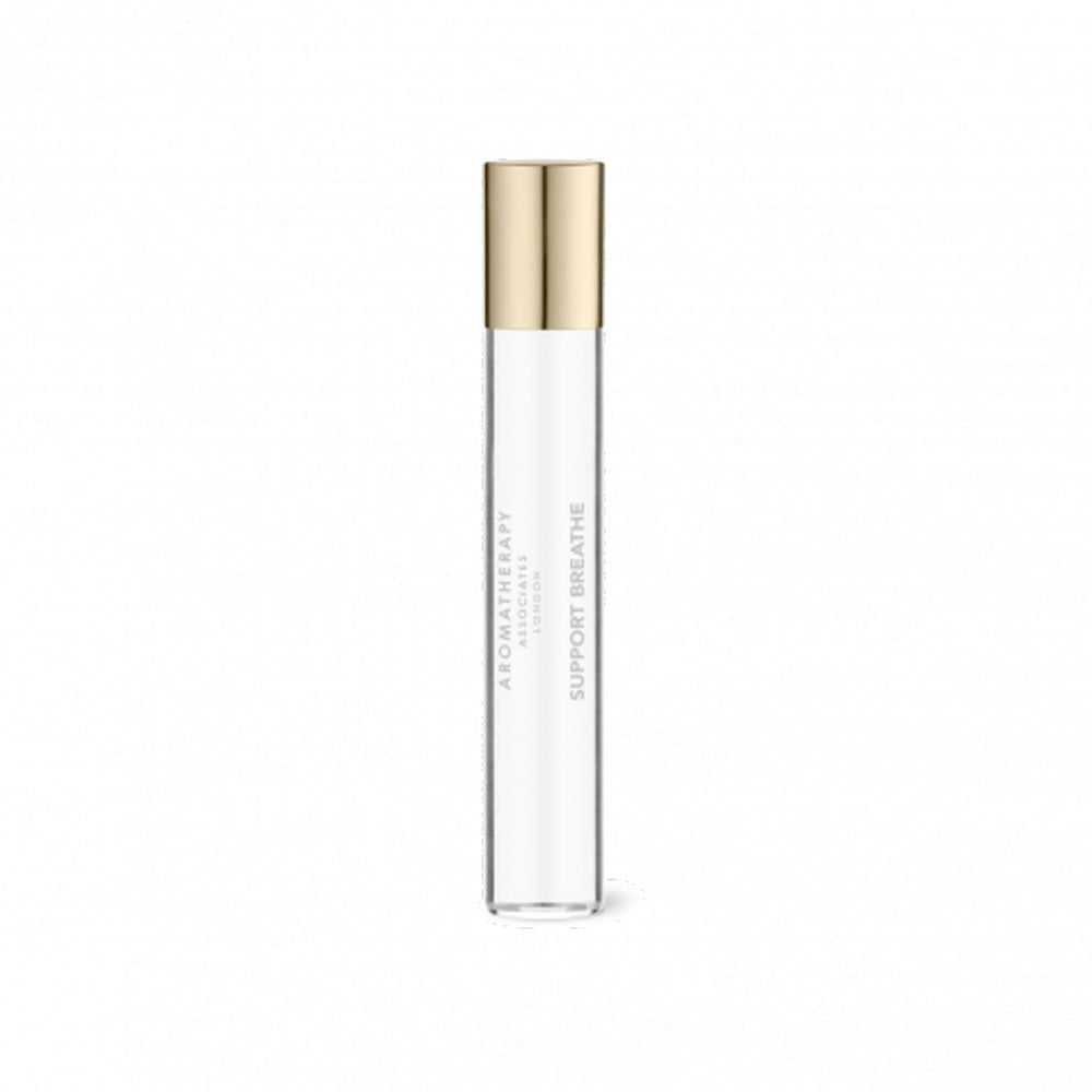 Aromatherapy Associates Support Breathe roll-on application for on-the-go congestion relief.