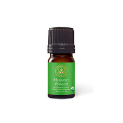 Aromatics International Marjoram Sweet essential oil bottle for diffuser use and calming ambience.