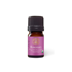 Aromatics International premium organic rosemary ct camphor essential oil bottle for diffusion and focus