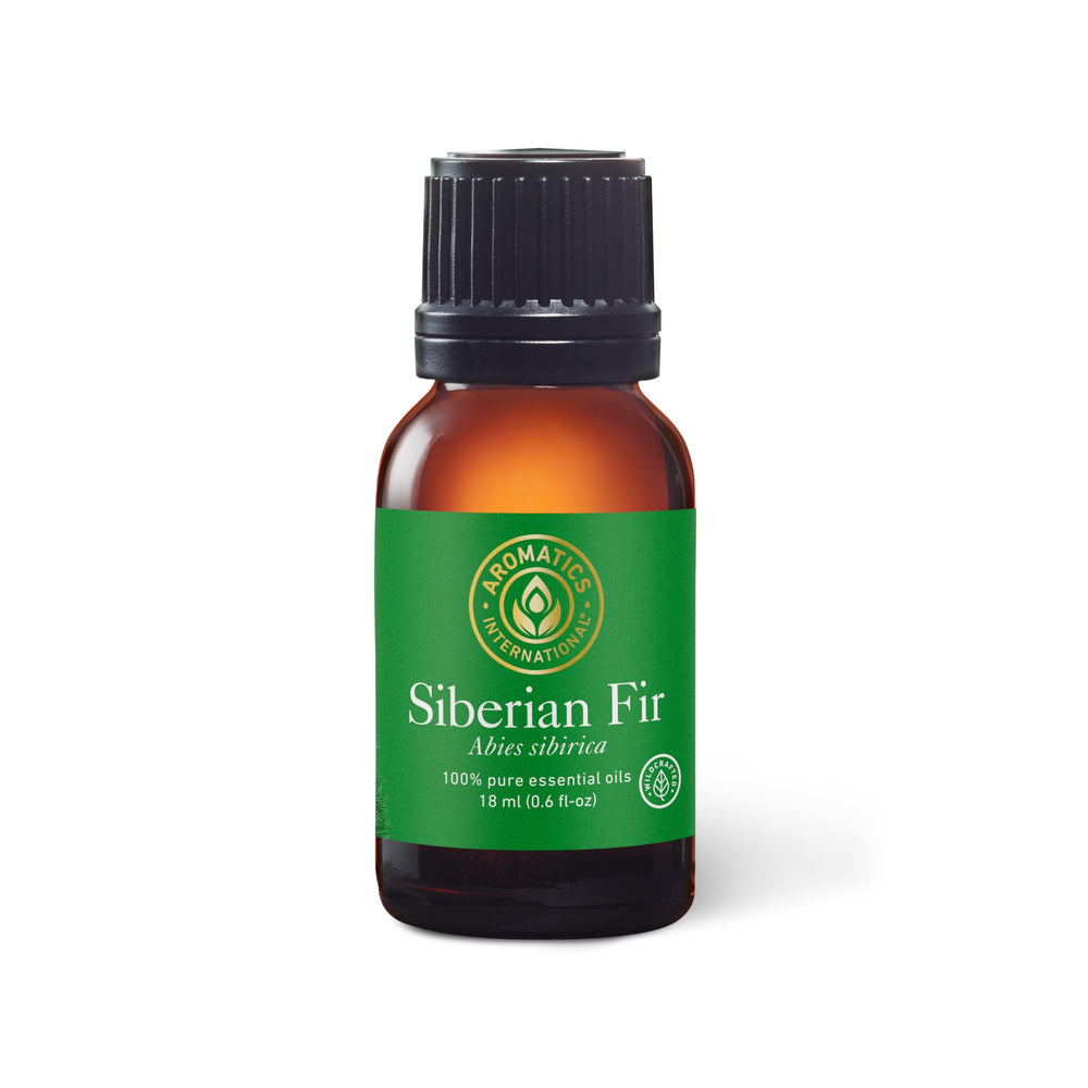 Aromatics International Siberian Fir 18ml bottle ready for diffusion and aromatherapy.