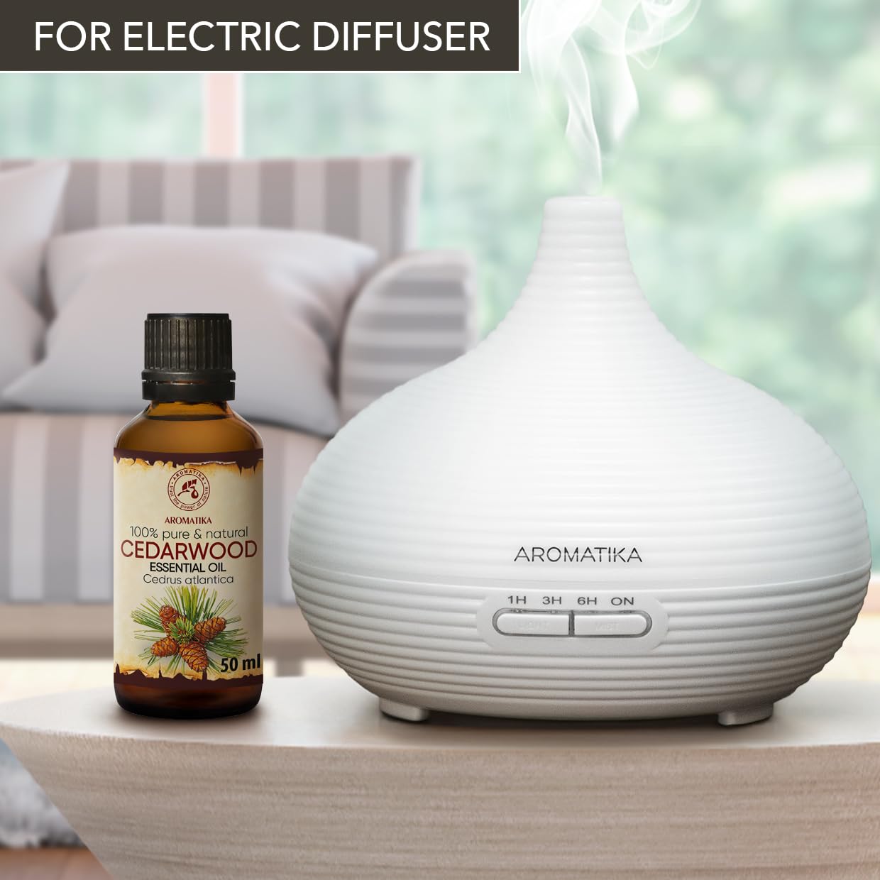 Cedarwood oil in skincare routine for soft, balanced skin.