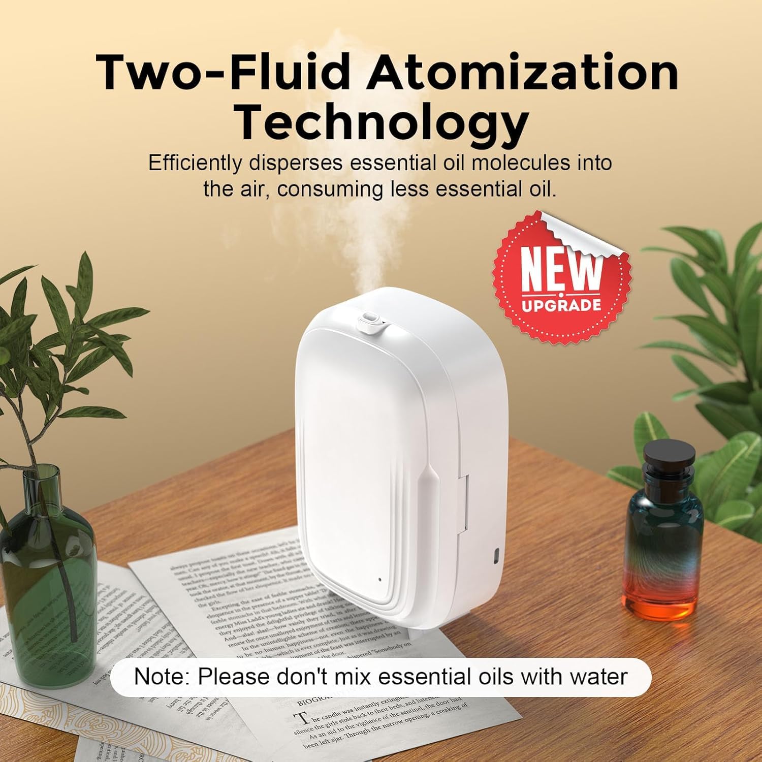 AROMAUKO diffuser suitable for kitchen and living spaces.