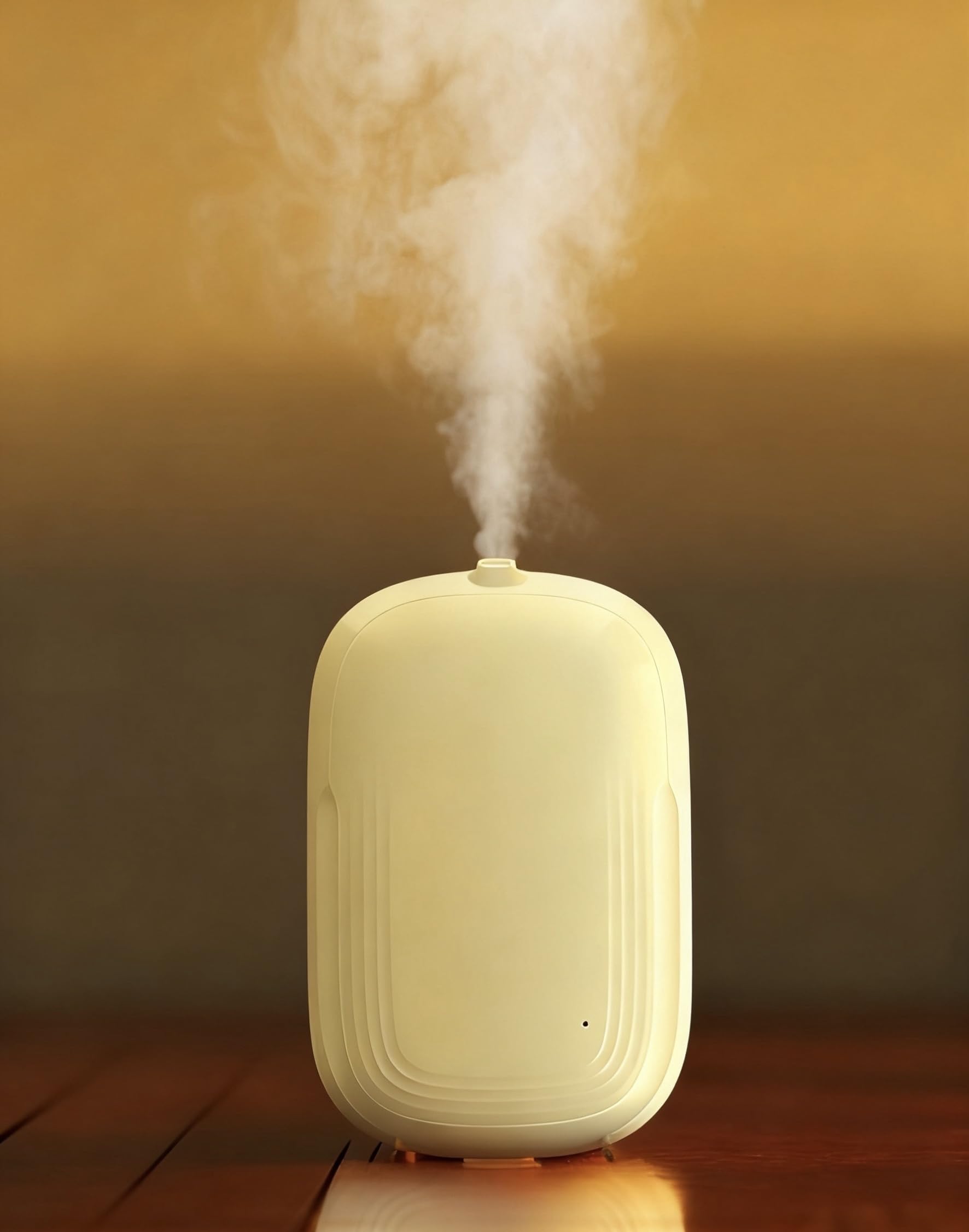 AROMAUKO waterless diffuser front view showing compact home design.