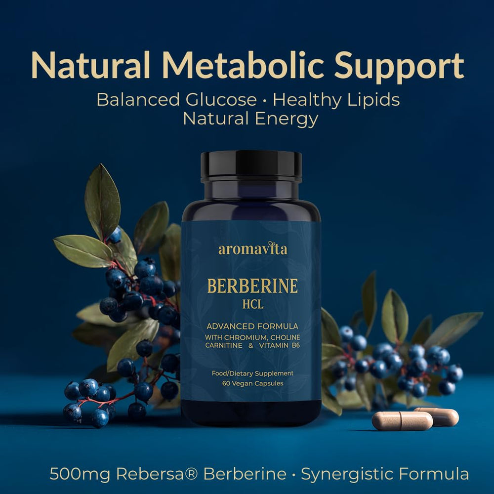 AROMAVITA capsules ready for daily vegan supplementation.