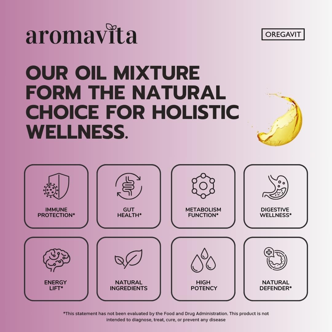 AROMAVITA ImunShield olive oil dilution for smooth, easy to take drops