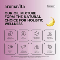 AROMAVITA ImunShield olive oil dilution for smooth, easy to take drops