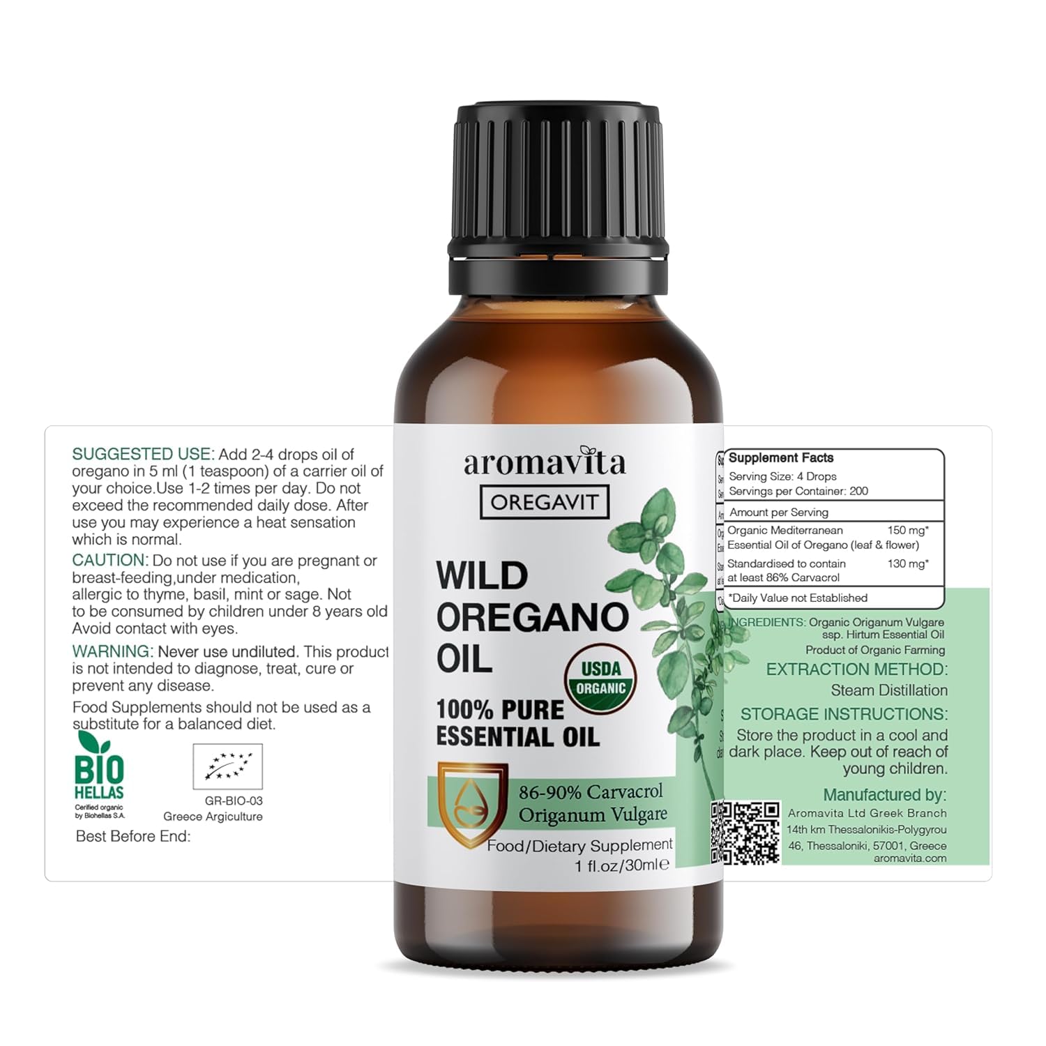 Versatile use concept shows aroma, topical care, and more with oregano oil.
