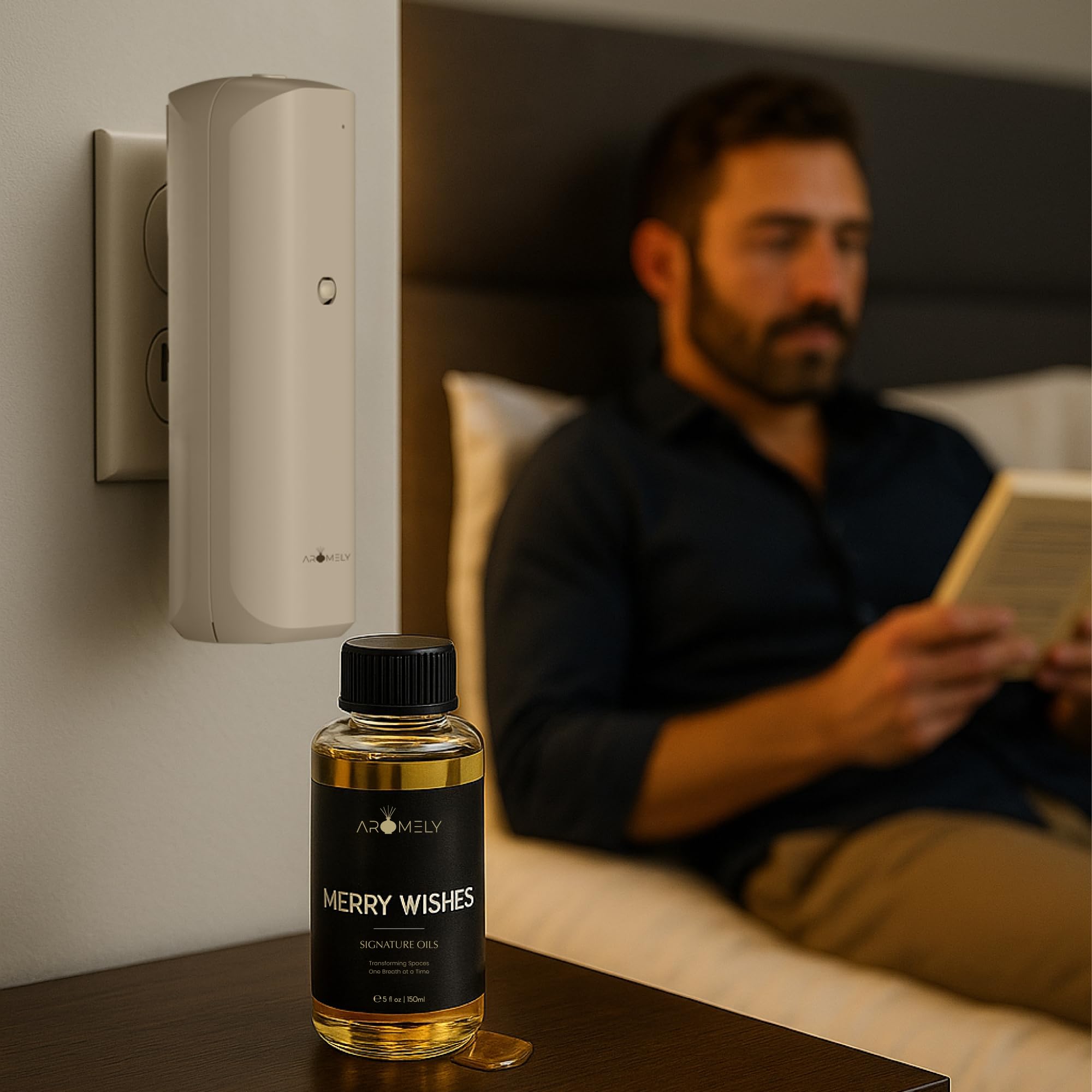 AROMELY ARO Bliss diffuser sleek design complements modern interiors