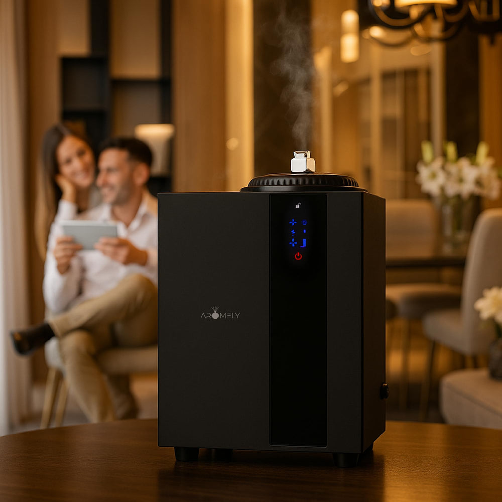 AROMELY cold air diffusion technology preserves pure essential oils and aroma