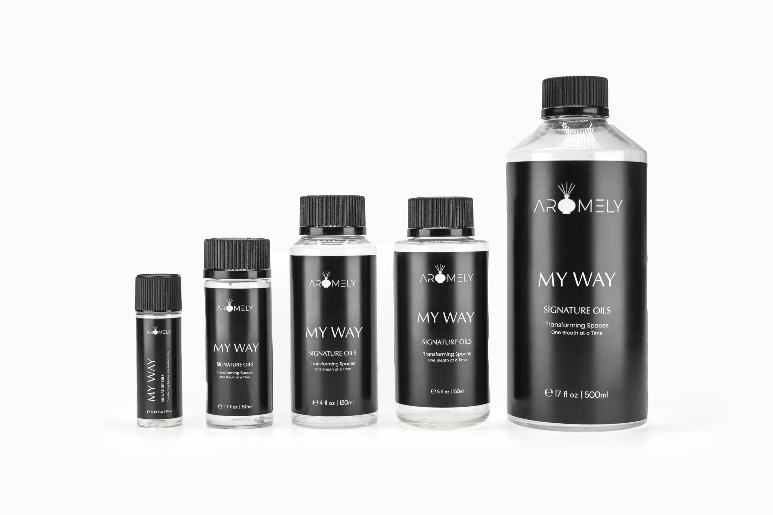 AROMELY My Way nano-mist diffusion for extended scent coverage.