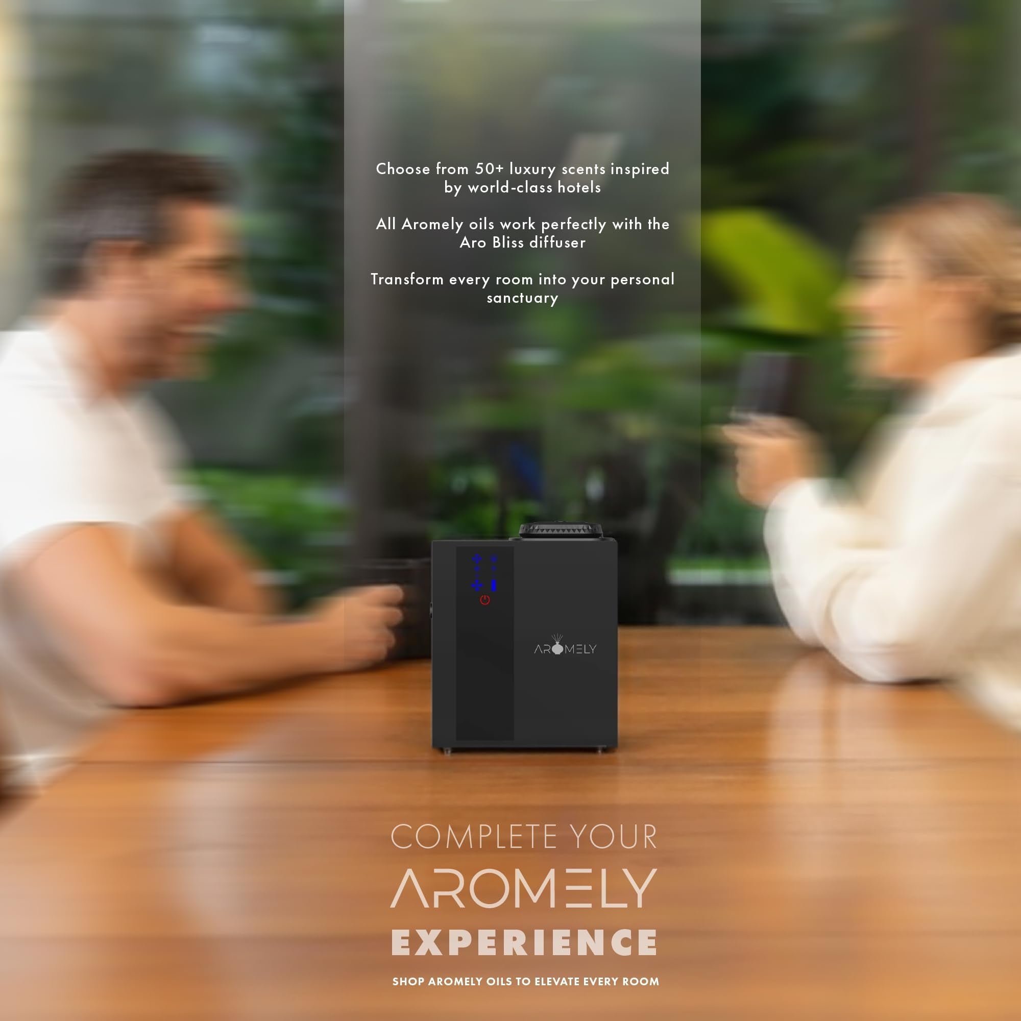 AROMELY Pet-safe diffuser design suitable for families