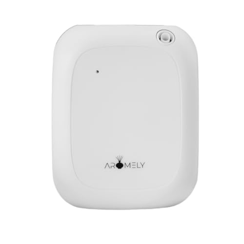 AROMELY Smart Diffuser side profile for discreet placement in homes.