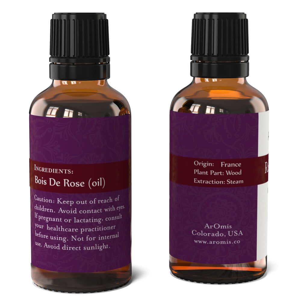 ArOmis Rosewood oil in a craft setup for fragrance projects