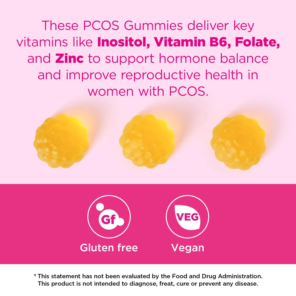 Aromlife PCOS Gummies promote cycle regularity with essential nutrients
